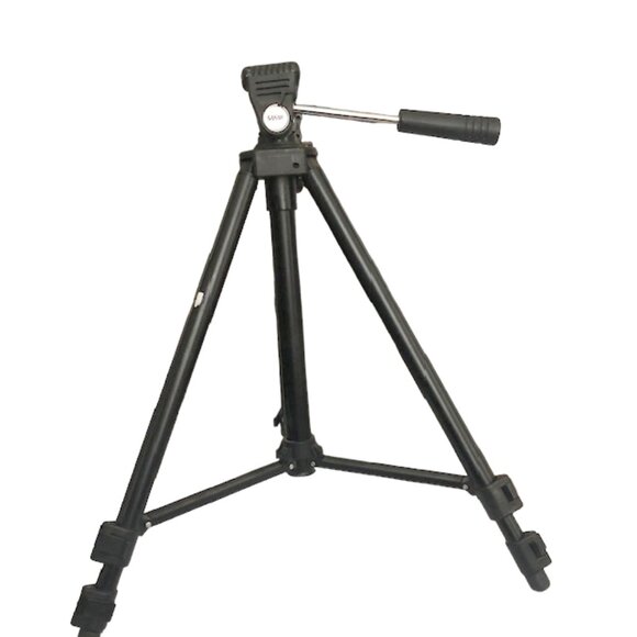 Sakar TR-2L Black Aluminum Tripod with 2-Way Head, 3-Section, 21.75-57.5\" - Picture 1 of 9
